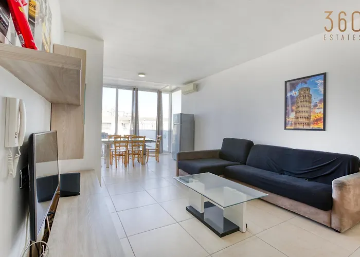 公寓 Lovely & Spacious 3br Penthouse In Swieqi By 360 Estates
