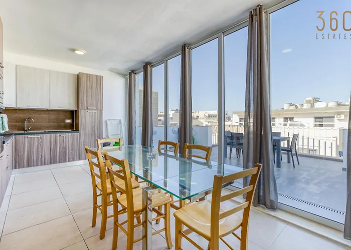 Apartman Lovely & Spacious 3br Penthouse In Swieqi By 360 Estates Is-Swieqi